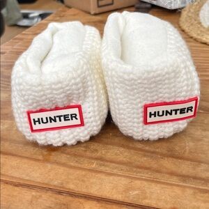 Hunter Cream Kids Booties